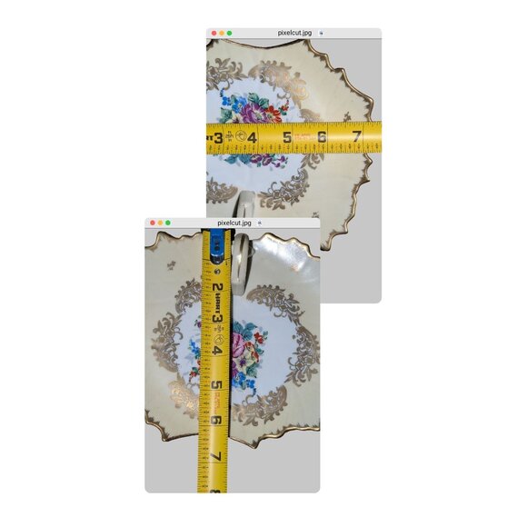 Set of 3 Antique Beautiful Trinket Dishes English, French, and Japanese Lot - Picture 7 of 8